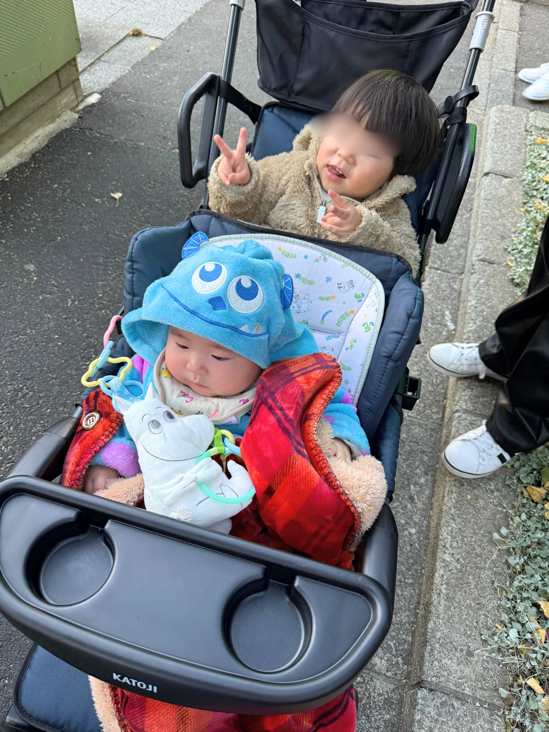  【実体験レビュー】カトージ「二人でゴー」は2歳差育児の救世主！二人乗りベビーカーのメリット・デメリット・口コミ徹底解説_画像12